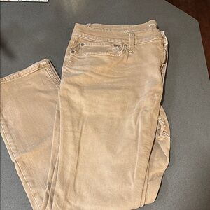 Tan Denim Jeans
